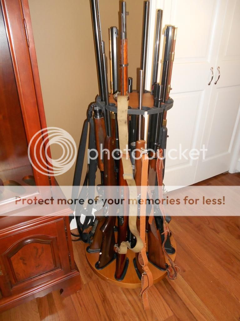 Product Review "Run Around Susan" gun rack Rimfire Central Firearm Forum