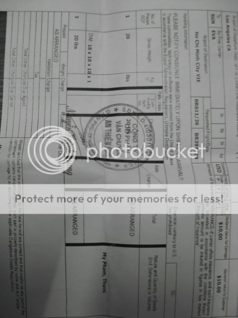 Hàng về đến sân bay rồi nhưng không lấy ra được có pác nào pro và giúp em cái